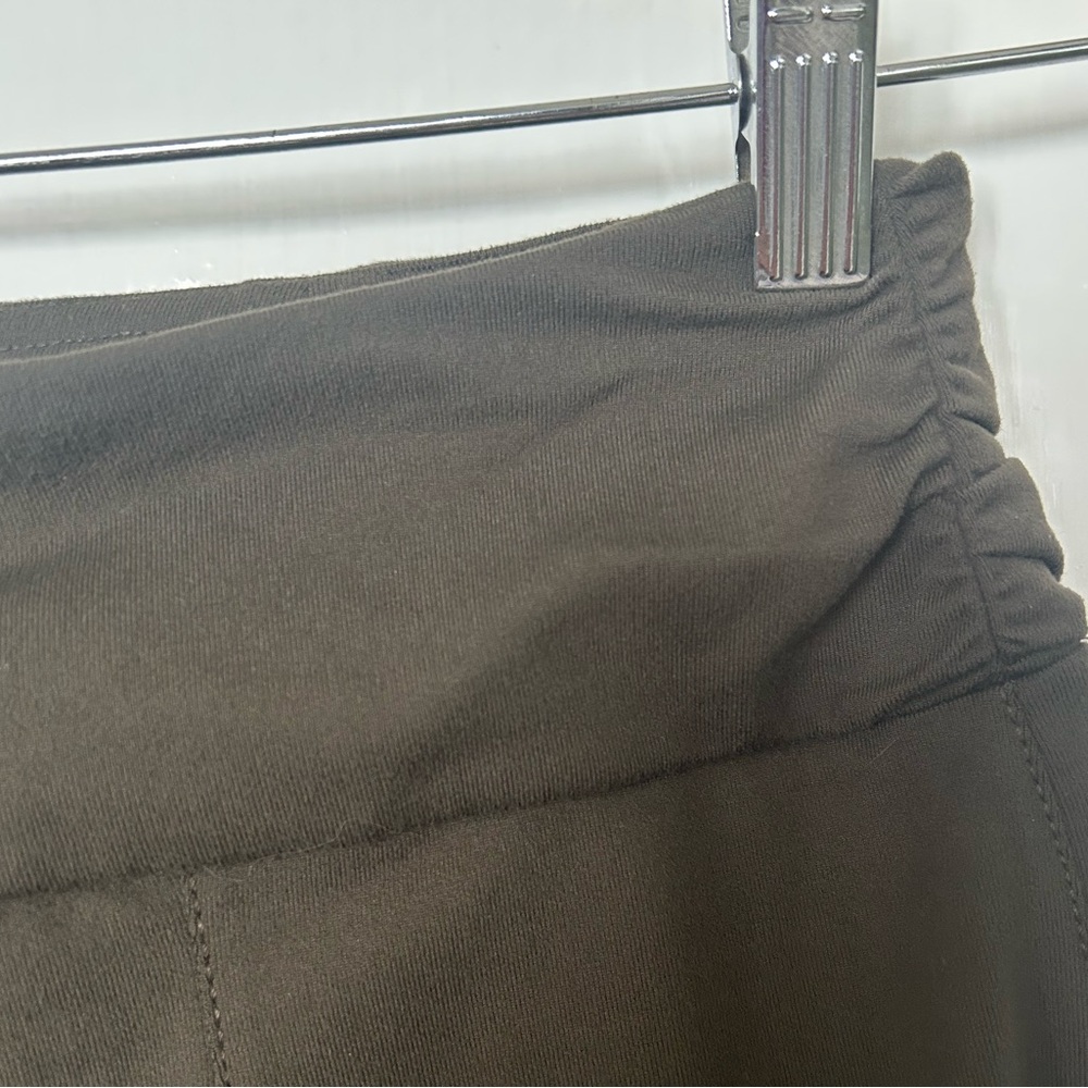 Athleta Olive Green Ruched Waist A-Line Skirt X Small Petite - Picture 2 of 4